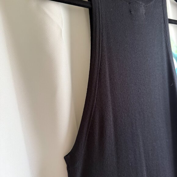 The Drop Women's Gabriela High Neck Cut-in A-line Side-Slit Maxi Sweater Dress - Picture 6 of 6